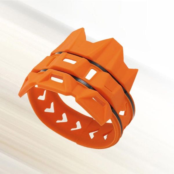 

motorcycle exhaust system universal pipe protection ring for off road motorcycles (orange)