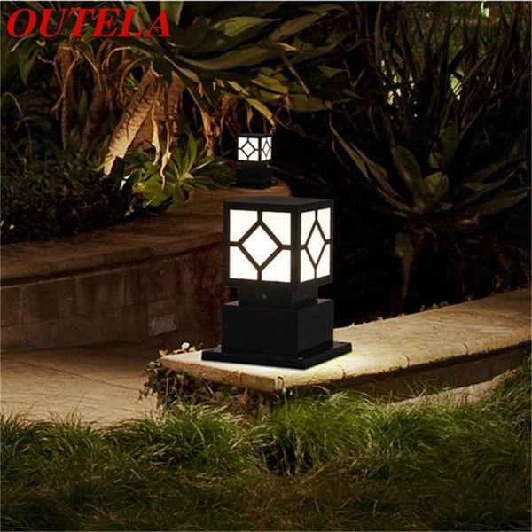 

outdoor wall lamp post light fixture modern patio led pillar waterproof lighting for porch balcony courtyard villa lamps