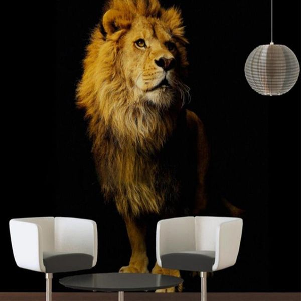 

wallpapers dropship custom 3d wallpaper mural minimalist modern tv background wall lion porch painting