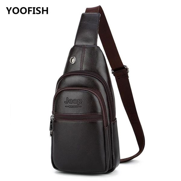 

waist bags shoulder bag,men's leisure sports bag outside the chest cross body black/brown xz-100.