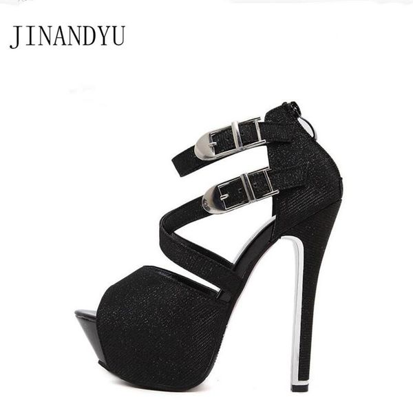 

high heels platform sandals women summer fashion party shoes for gladiator heel, Black