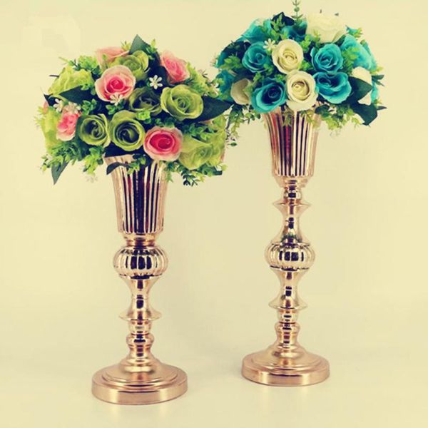 

wedding event decorative walkway iron chorme pillars party decoration