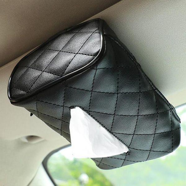 

toilet paper holders 1 pcs black tissue boxes with disposable napkins car accessories bag organizer decoration auto storage