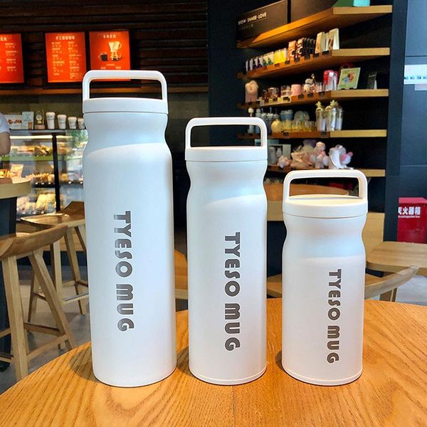 

water bottles tyeso vacuum cup flask bottle stainless steel sports cups insulated wide mouth travel portable thermal