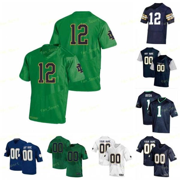 

fighting irish football jersey ncaa college 2021 shamrock series 3 joe montana 45 rudy ruettiger 12 ian book 23 kyren williams 25 chris tyre, Black