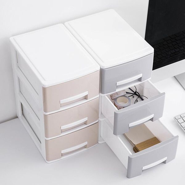 

storage drawers home drawer cabinet office file box bedroom multi-layer plastic organizer makeup organization container