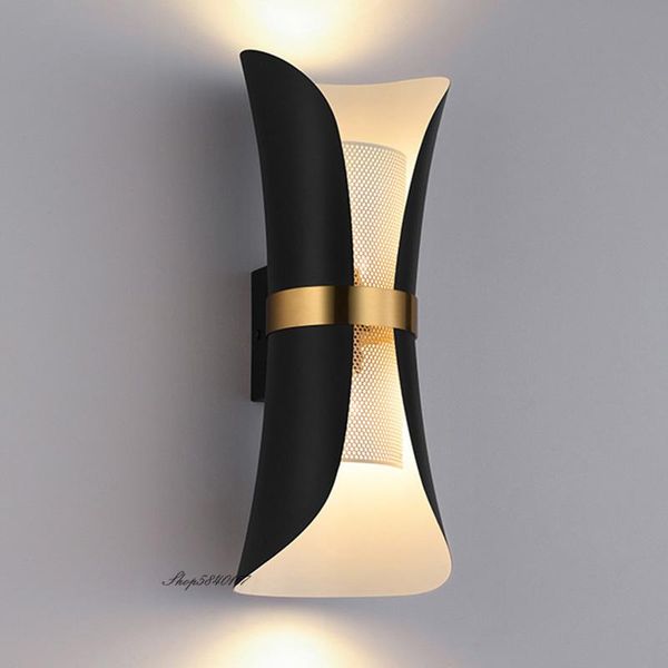 

wall lamps modern simple lamp lights iron black sconce fixture living room home decor e14 luminaire bedroom lighting