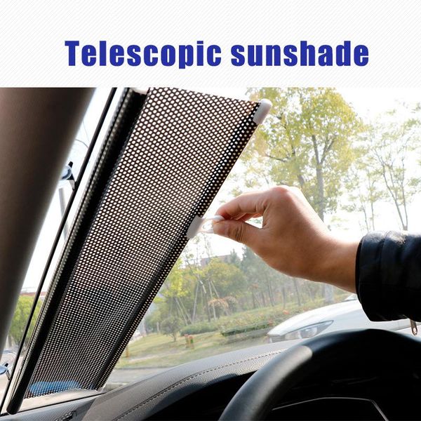 

car sunshade front auto rolling blinds sunshades heat insulation curtains,retractable for side windshield vehicles
