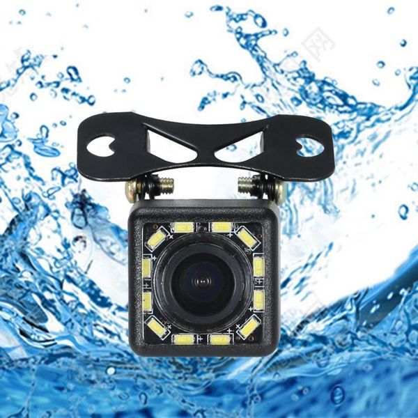 

car rear view cameras& parking sensors square head 12-light backup reversing hd night vision camera motor vehicle