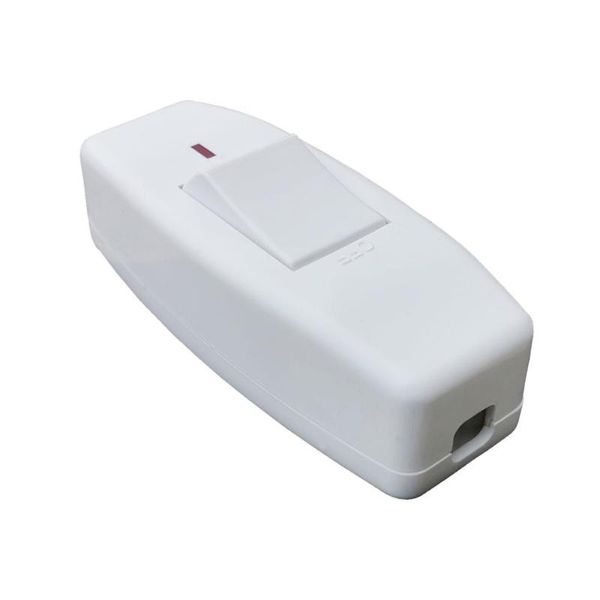

smart power plugs industrial switch pure copper inline for table bedside desk lamp with led indicator extension cord cable 250v 6a