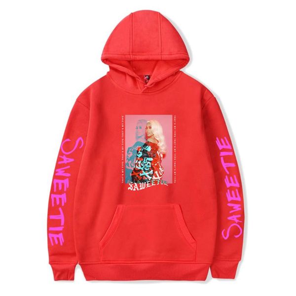 

oversized saweetie hoodies cool men women fashion casual hoodie streetwear clothes sweatshirt men's & sweatshirts, Black