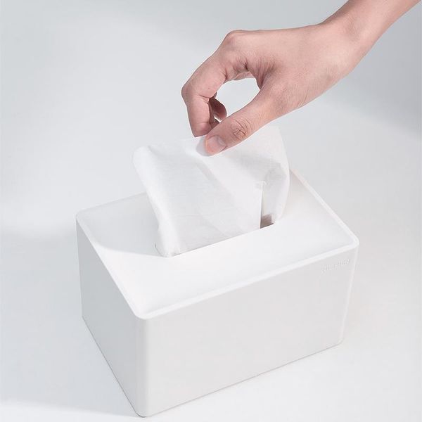 

tissue boxes & napkins white modern nordic simple living room plastic storage creative boit e mouchoir home items dh50zjh