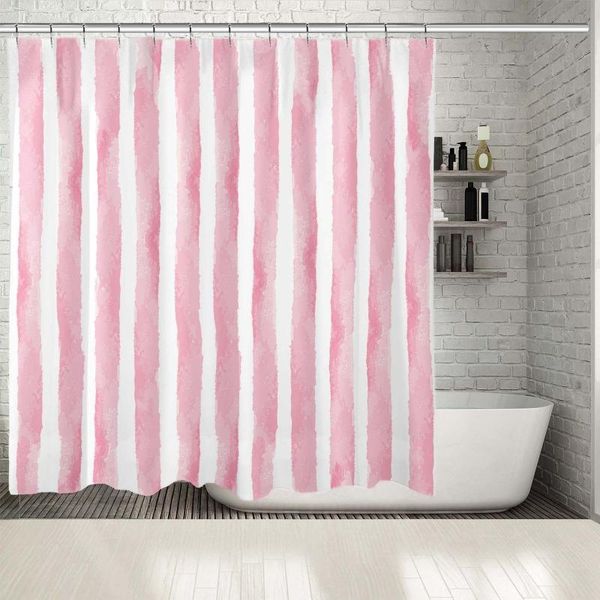 

shower curtains curtain vertical strips hand drawing painting fabric design vintage style artwork wholesale