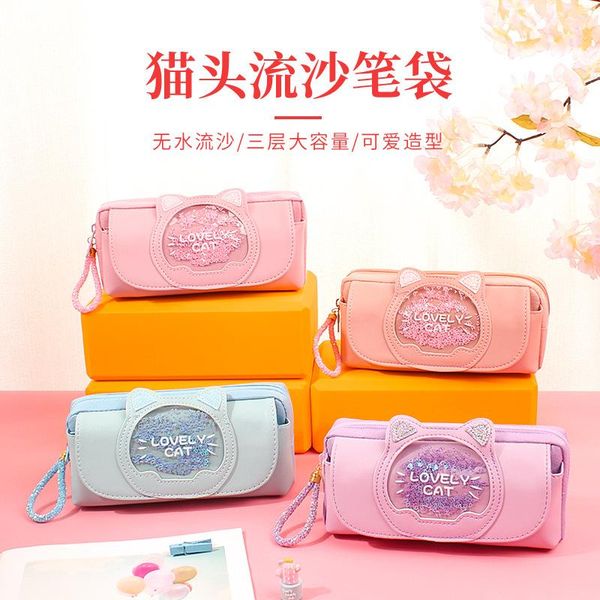 

pencil cases 2021 arrival colorful student box case office product bags in stock