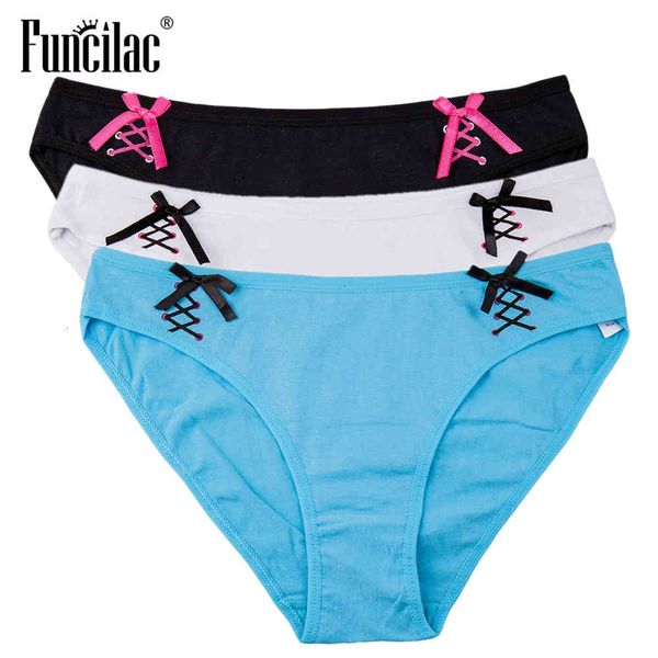 

funcilac brand women's underwear cats'panties print panties pink kawaii boog knickers modis calcinha lingerie 3pcs, Black;pink