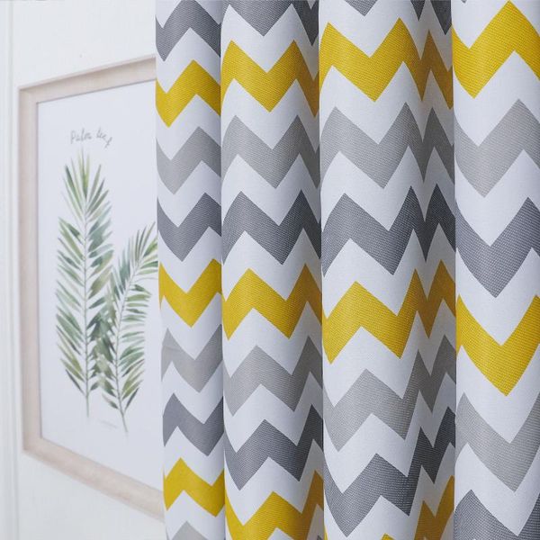 

curtain & drapes geometric blackout curtains for living room modern window bedroom kitchen kid treatments custom made