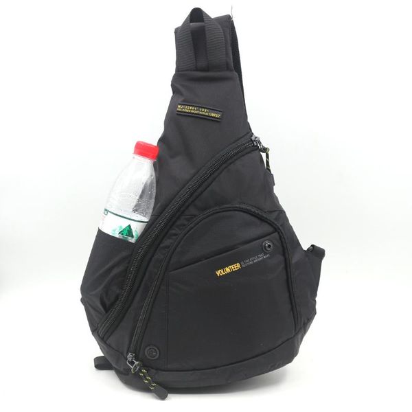 

backpack single rucksack cross body daypack travel knapsack fashion water bottle/kettle bag male shoulder chest