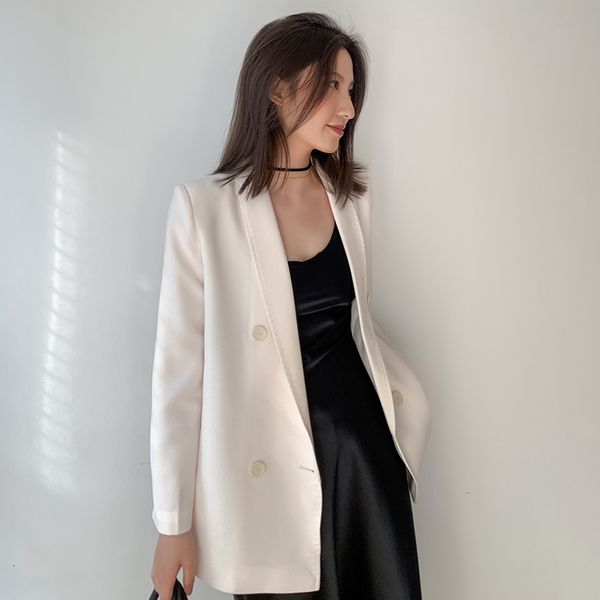 

blazers korean fashion woman officer female beige blazer jacket, White;black