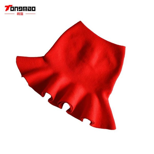 

skirts tongmao fall and winter children's clothing girls fashion knit fishtail skirt bottoming princess tutu wild child