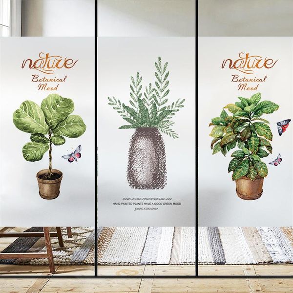 

window stickers electrostatic glass transparent and opaque bathroom windows anti-peeping sunshade frosted film