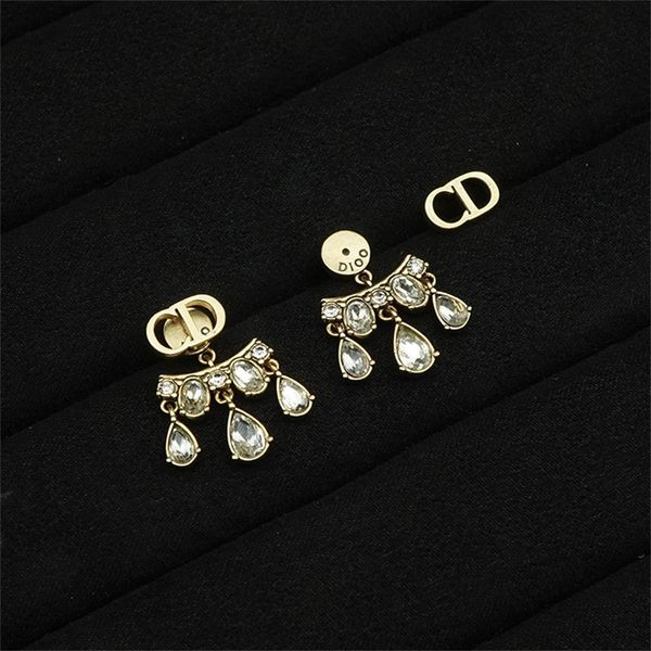 

new earrings star water drop earrings women's live broadcast jewelry, Black