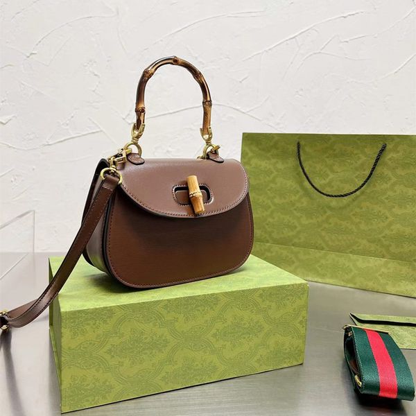 

designer tote bag purse luxury shoulder bags handbag genuine leather wallet women's fashion brand sacoche letter bamboo bag totes