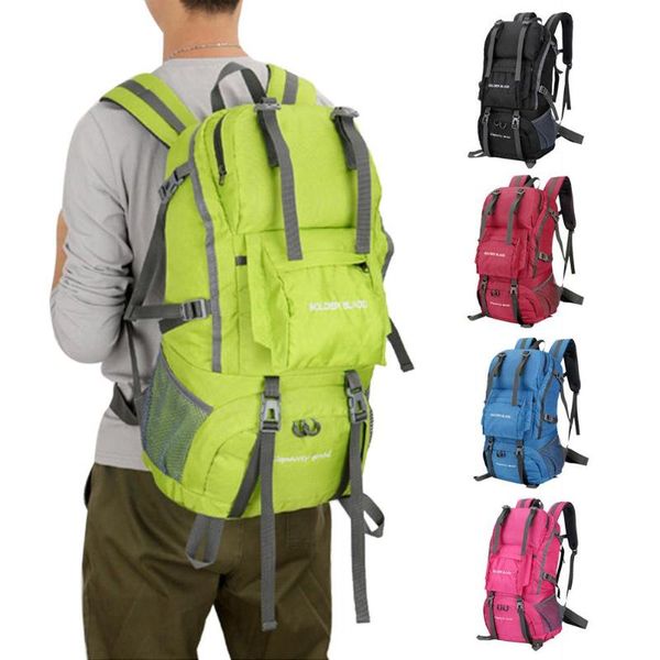 

outdoor mountaineering bag 50l sports men's and women's waterproof backpack bags