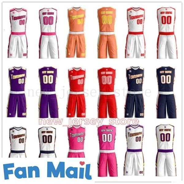 

customize any name any number man women girl youth kids boys basketball jerseys sport shirts as the pictures you offer aa0046, Black;red