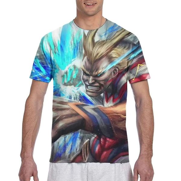 

men's t-shirts my hero academia shirt all might short sleeve t-shirt, White;black