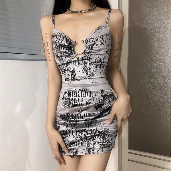 

halter lace v-neck sleeveless clothing ladies mini dress women summer fashion hollow bodycon sling casual dresses, Black;gray