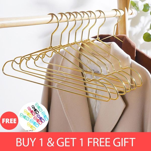 

hangers & racks clothes hanger 10pcs non-slip skirt coat drying wardrobe clothing storage sapce save organizer metal drop