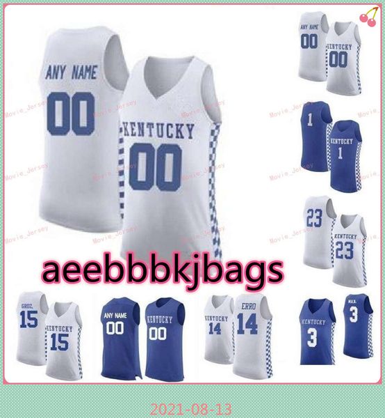 

stitched custom 11 wall jersey keion brooks jr. 12 towns 13 riley welch brennan canada 14 herro kentucky wildcats men women youth, Black