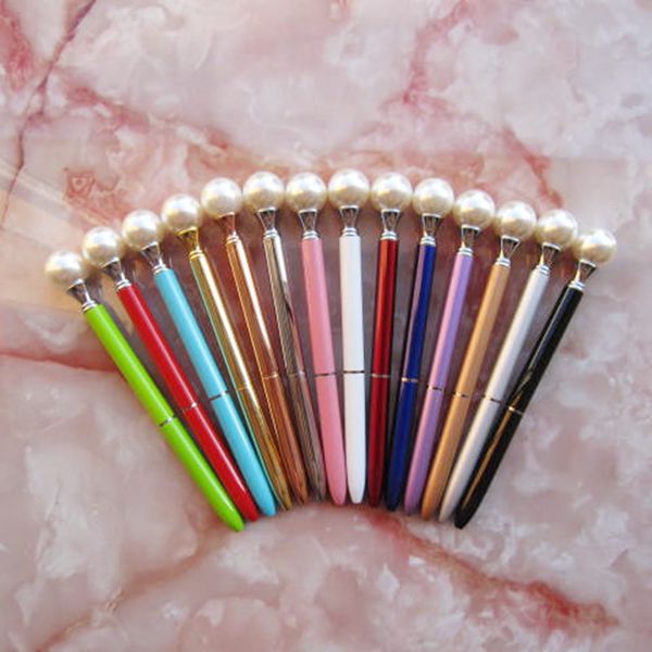 

pen pearl creative student gift advertisement metal ball, Blue;orange