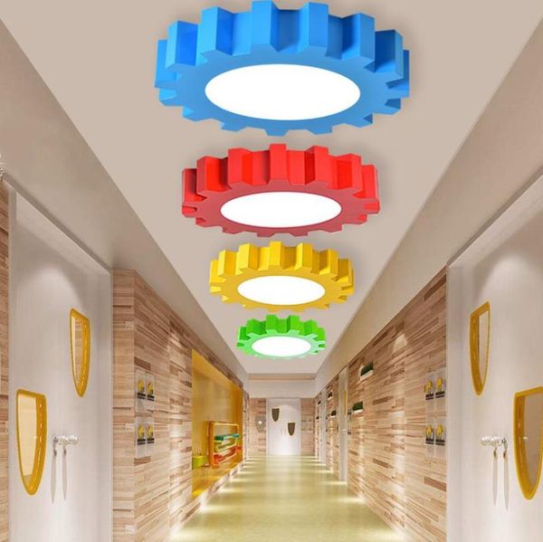 

ceiling lights gear light colored playground early care classroom aisle kindergarten led creative child fixtures