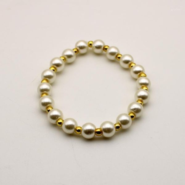 

beaded, strands 1pc glass pearl bracelets gifts for her1, Black
