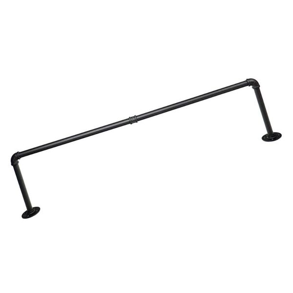 

hooks & rails 1pc metal water pipe wall-mounted clothing hanger display rack prop