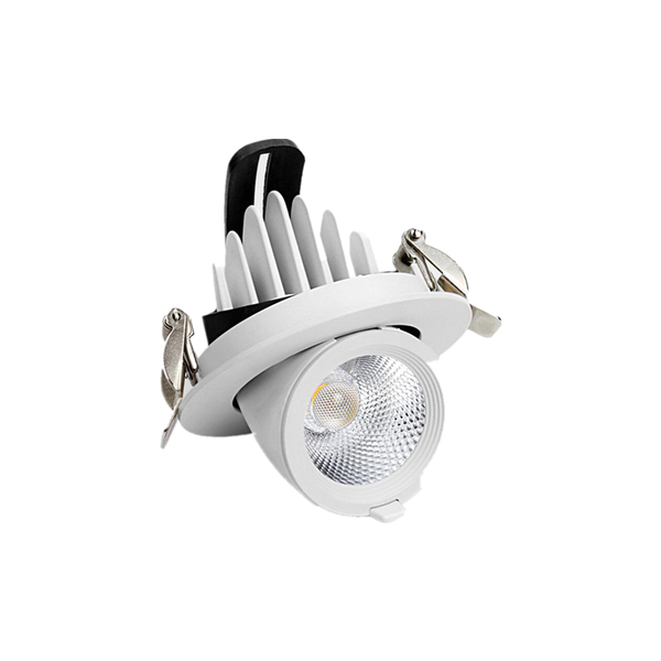 

downlights dimmable ac110-240v embedded retractable led 10w 15w 20w 30w adjustable 360Â° cob ceiling spot lights indoor lighting