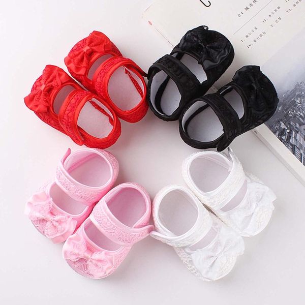 

first walkers 2021 toddler born kids baby girls anti-slip shoes children soft sole princess flats casual infant
