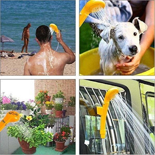 

shower bath outdoor wireless portable usb rechargeable water pump pet kids elderly garden tools 1pc bathroom sets