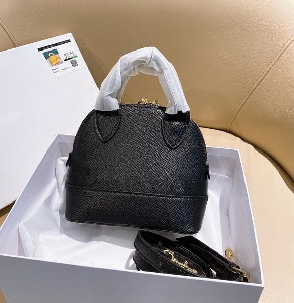 

handbag casual fashion ladies one-shoulder diagonal bag 18 cm leather woman wallet black white