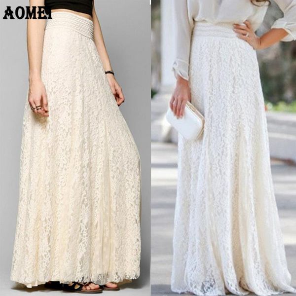 

skirts ladies tulle maxi long women lace white black mesh fashion party princess lolita elegant skirt jupes saias petticoat 2021