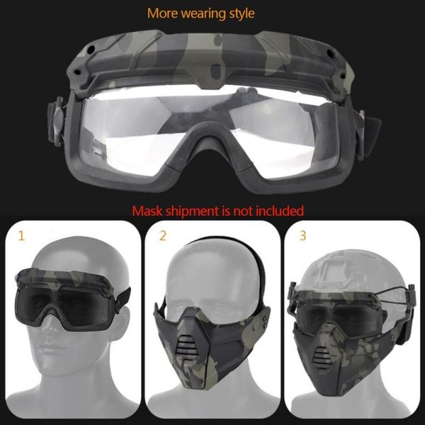 

outdoor eyewear military tactical goggles shooting glasses motorcycle windproof wargame helmet paintball