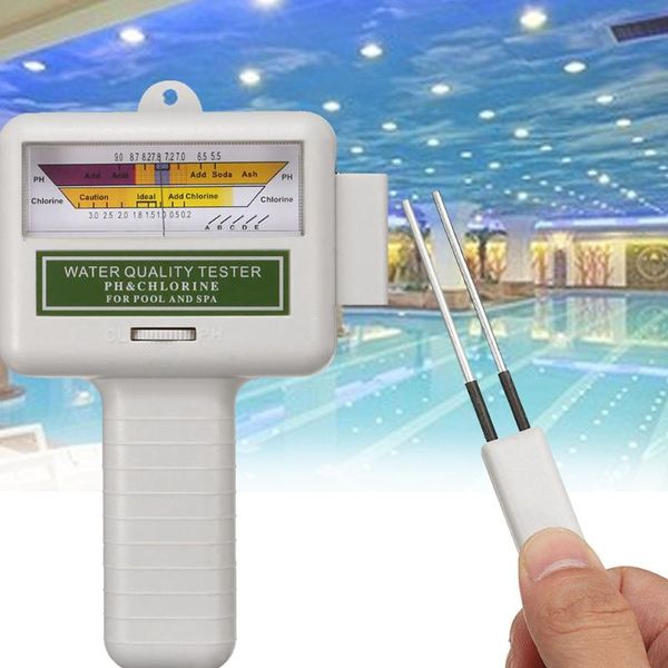 

meters water quality ph chlorine level tester portable digital display swimming pool spa aquarium meter test monitor checker