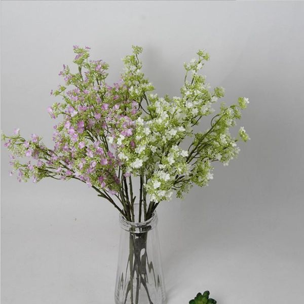 

decorative flowers & wreaths 3 forks simulation lilac rice flower styles artificial silk fake bouquet for al restaurant wedding home table d