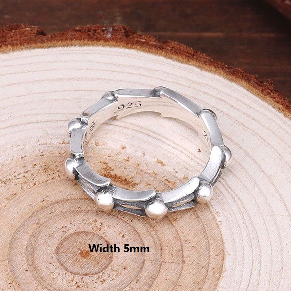 

handmade 925 sterling silver fish tail women's band rings american european punk style antique designer luxury jewelry accessories gift