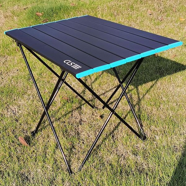 

camp furniture light compact connecting camping folding table with carry bag