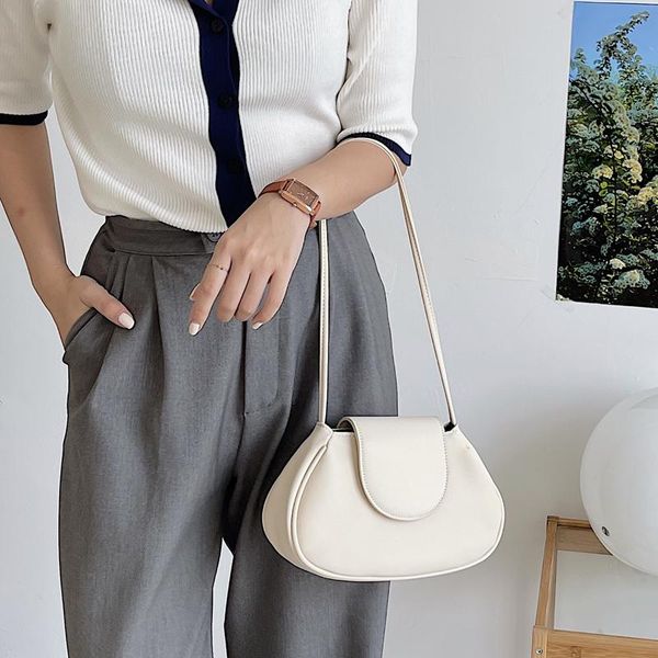 

evening bags pu leather 2021 shoulder designer bag for women korean fashion female small hobos ladies handbags purses