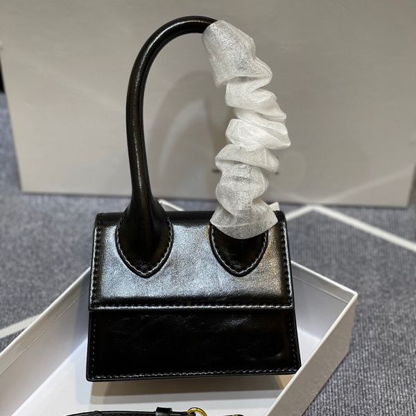 

niche design mini bag fashion trend with handle mini smooth leather single shoulder messenger handbag multi-color options