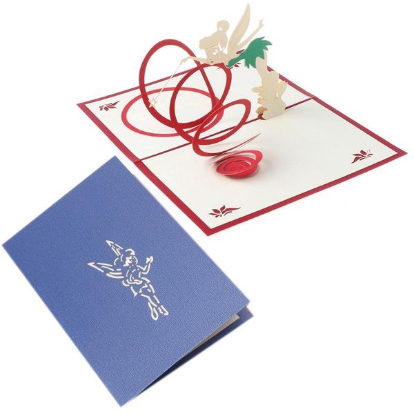 

greeting cards fairy card 3d handmade up birthday children's day christmas