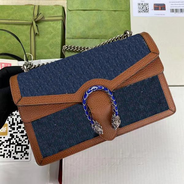 

genuine leather letter bag for women 2021 spring and summer retro denim small square chain mini shoulder crossbody fashion